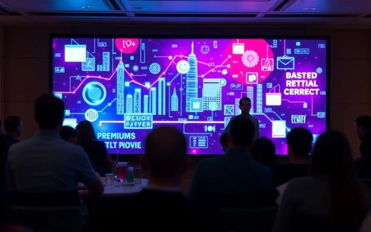 Digital strategy presentation for business transformation