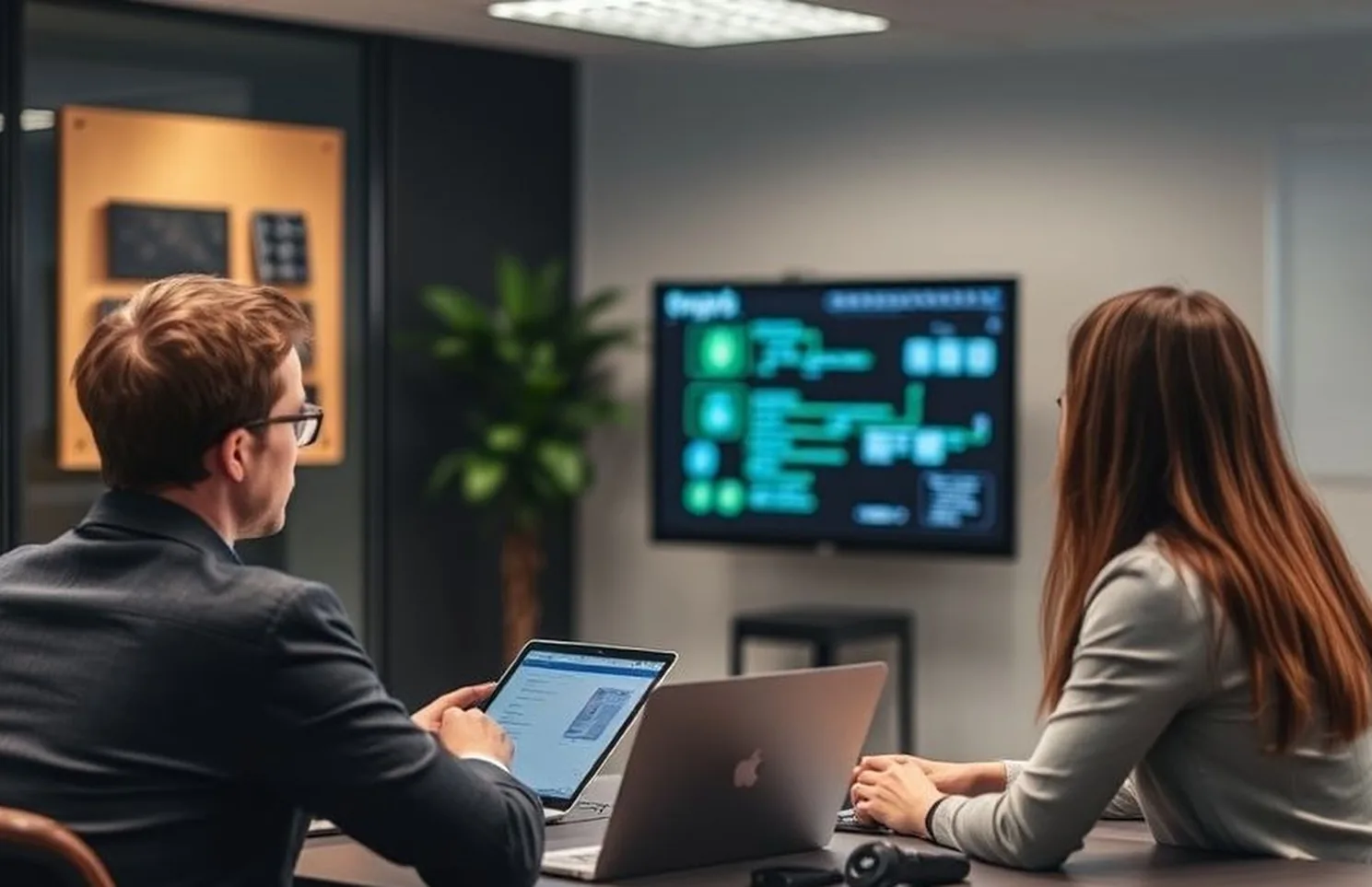 Professional training session for technology adoption